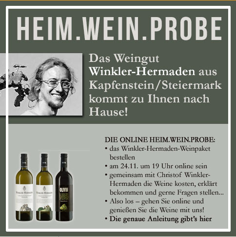 Mit Christof Winkler-Hermaden Heim.Wein.Probe
